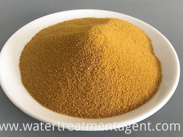 Brown Powdered Poly Aluminum Chloride Water Treatment PAC Chemicals plant 22% 4